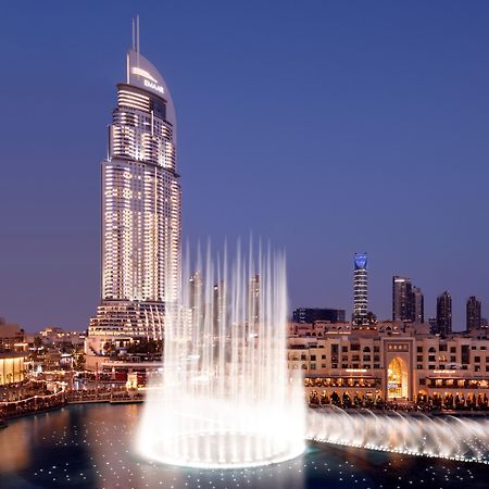 Отель Address Downtown Дубай Экстерьер фото The Dubai Fountain
